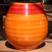 Pea de Cermica Cheyennes  Laranja